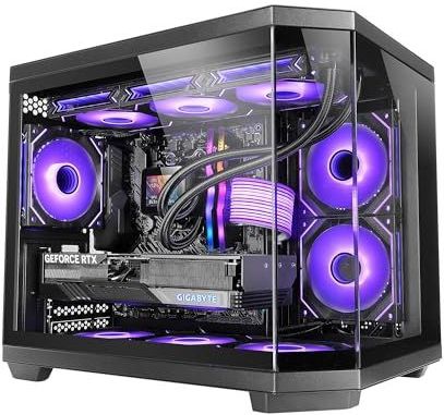 Mars Gaming - MC-3TCOREM - PC Behuizing - Zwart - Gehard Glas - Panoramisch Zicht