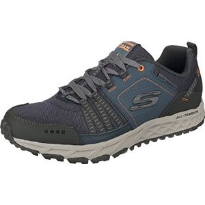 Skechers Herren Escape Plan Sneaker, Blue Navy Orange, 45 EU