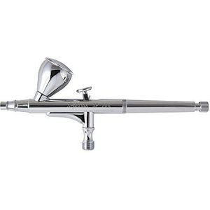 Sparmax SP-20 Airbrush met zwaartekrachtfunctie, chroom, 0,2 mm