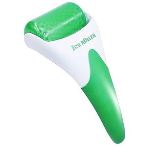 DAM Gezichts-ijsroller, massage- en verzorgingsinstrument, 9 x 5 x 19 cm, kleur: groen