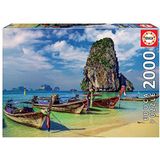 Educa 18007, Krabi, 2000 stukjes puzzel voor volwassenen en kinderen vanaf 12 jaar, Thailand, landschap, strand