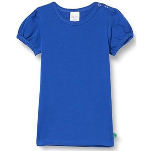 Fred's World by Green Cotton Baby-meisje Alfa Puff S/S T-shirt, Surf, 92