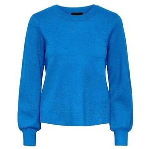 Bestseller A/S Dames Pcjenna Ls O-hals Knit Noos Bc Pullover, French blue, XL