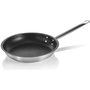 WAS Germany Pan Cookware 21 met PTFE antiaanbaklaag, Ø 32 cm, chroomnikkelstaal 18/10