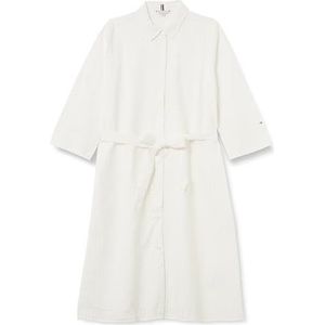 Tommy Hilfiger - Flare Jurk - Wit - Dames