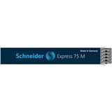 Schneider Express 75 M balpen navulling (ISO 12757-2 A2, onuitwisbare documenten) 10-pack zwart