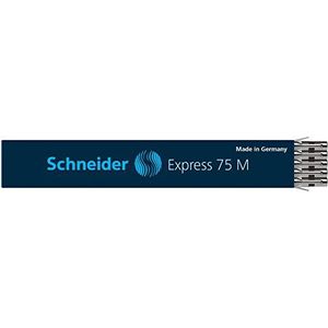 Schneider Express 75 M balpen navulling (ISO 12757-2 A2, onuitwisbare documenten) 10-pack zwart