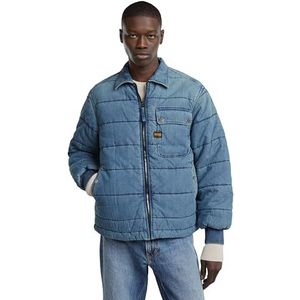 G-Star - D25201-D777-G794 Gewatteerd Vliegeniersjack - Blauw - Biologisch Katoen