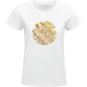 cotton division T-shirt dames, Wit, S
