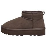 Only - 15330022 - Lage Laarzen - Bruin - Imitatiebont Gevoerd