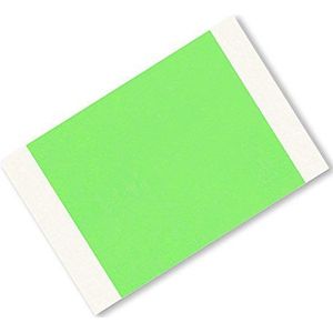 TapeCase 401+ afplakband, 2,5 x 3,8 cm, 500 stuks, high-performance crêpepapier, omgevormd van 3M 401+/233+, 2,5 x 3,8 cm rechthoeken, crêpepapier, groen