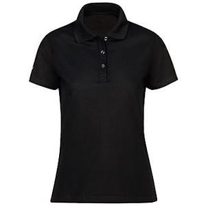 Trigema Poloshirt voor dames van katoen, zwart, 3XL