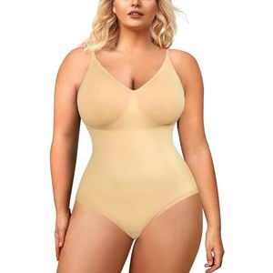 BRABIC Bodysuit for Women Seamless Tummy Control Shapewear Sleeveless Tank Tops Body Shaper