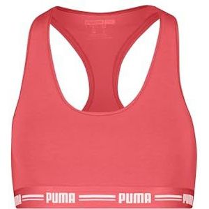 PUMA WOMEN RACER Back TOP 1P Hang, koraalrood, XS