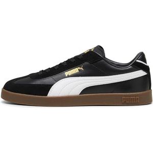 PUMA Club Ii Era uniseks-volwassene Sneaker, Puma Zwart PUMA Wit PUMA Goud, 38.5 EU