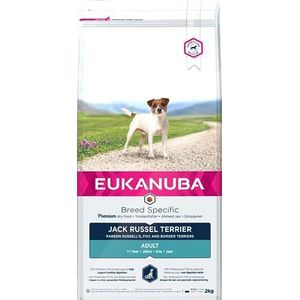 EUKANUBA Breed Specific - droog premium hondenvoer met kip voor volwassen honden optimaal afgestemd op de behoeften van Jack Russell Terriërs, 2 kg