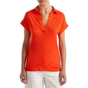 United Colors of Benetton T-shirt dames, Rood, XXS