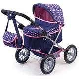 Bayer - Poppenwagen Trendy - Blauw en Roze (13052AA)