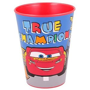 Stor Disney Cars Kinderbeker, herbruikbaar, 260 ml, van kunststof