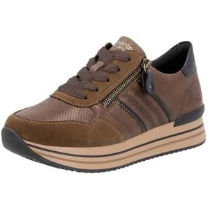 Remonte Dames D1318 sneakers, bruin, 45 EU, bruin, 45 EU