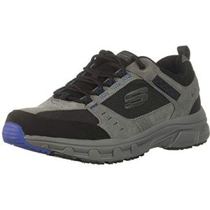 Skechers Oak Canyon heren Wandelschoen Walking, Charcoal zwart, 39.5 EU