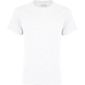 Blend Heren T-shirt ronde hals, verpakking van 2, wit (wit 70002), M