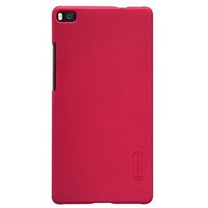 Nillkin Super Frosted Shield Cover Case voor HUAWEI Ascend P8 - Helder Rood (retailverpakking)