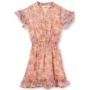 Vingino Girls 's PALIEKE Casual Dress, Light Coral, 140, lichtkoraal