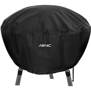 AWNIC Deksel voor vuurschaal, 80 cm, beschermhoes, 420D polyester, diameter 80 x 50 cm, vuurschaal voor de tuin, afdekhoes