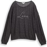 TOM TAILOR T-shirt voor dames, 25929 - Anthra Mid Melange, XXL