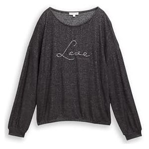 TOM TAILOR T-shirt voor dames, 25929 - Anthra Mid Melange, XXL