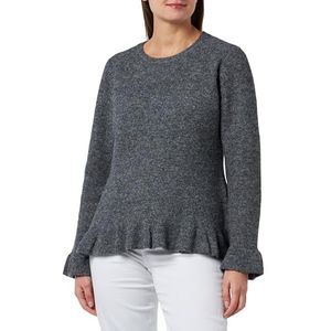 Sookie Dames gebreide trui 23719515-SO01, donkergrijs melange, M/L, donkergrijs melange, M/L