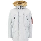 Alpha Industries - Cold Weather Jacket - Pastel Grey - 53% Nylon, 47% Polyester