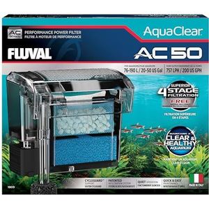 Fluval - AquaClear AC50 - Aquariumfilter - 757 LPH - 4-traps Filtratie