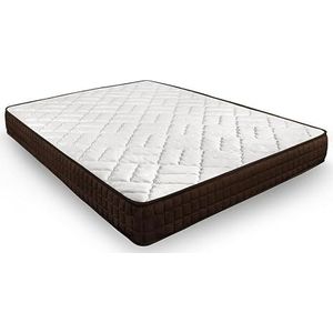 HOGAR24 ES Dream Flex Visco-elastisch matras, ademend en ergonomisch, dubbele laag viscose, afmetingen: 105 x 190 cm