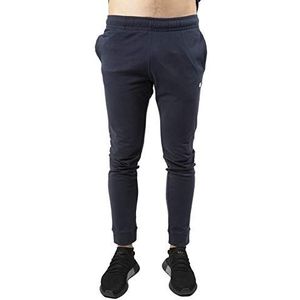 Champion Authentic Pants C-Logo PRO-Jersey trainingsbroek voor heren, Navy Blauw, XL