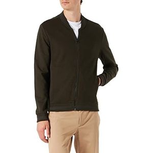 Pierre Cardin Heren Futureflex sweatshirt collegejas structuur gebreide jas, groen (Olivebrown 6440), M