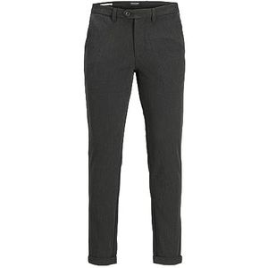 JACK & JONES JEANS INTELLIGENCE Gemêleerde Slim Fit Pantalon JJIMARCO JJCONNOR Dark Grey