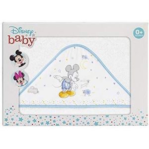 Interbaby Mk004-11 - badhanddoek Disney Mickey Mouse in wit en blauw, 0,2 kg