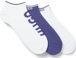HUGO - Enkelsokken - Set van Drie Paar - Met Logo's - Katoenrijke Mix