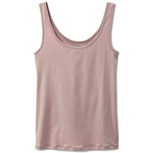 Calida 100% Nature onderhemd voor dames, duurzaam bovendeel van 100% Tencel Lyocell, Deauville Mauve, L