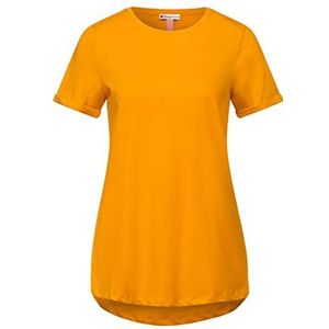 Street One Dames 317566 T-Shirt, Sunset Yellow, 38