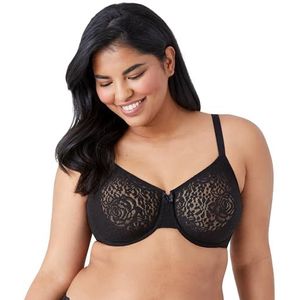 Wacoal Halo kanten beugelbeha voor dames, Zwart, 90F