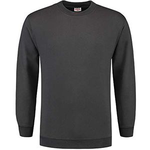 Tricorp 301008 casual sweatshirt, 60% gekamd katoen/40% polyester, 280 g/m², donkergrijs, maat 3XL