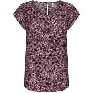 Onlnova Life Elite S/S Top, Cabernet, M