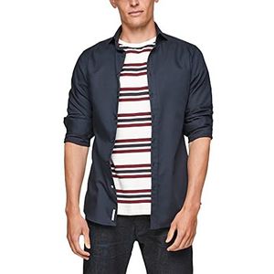 s.Oliver heren overhemd, blauw, XXL