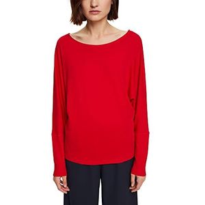 ESPRIT Collection Dames 102EO1K313 T-shirt, 610/DARK RED, XS