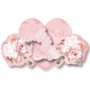 Folat Bruiloft deurbordje rozen