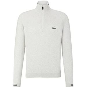 BOSS Heren Zolet gebreide sweater, Light/Pastel Grey57, XXL, Licht/Pastel Grey57, XXL