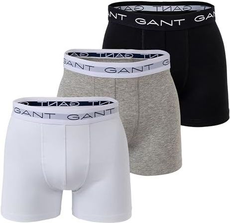 GANT Boxer Brief 3-Pack, gemengd grijs, XXL